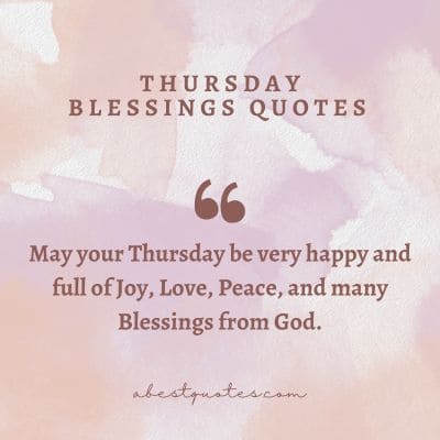 Best Thursday Blessings Quotes and Images