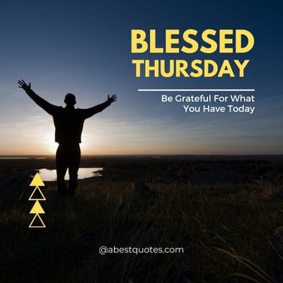 Thursday Blessings Quotes and Image